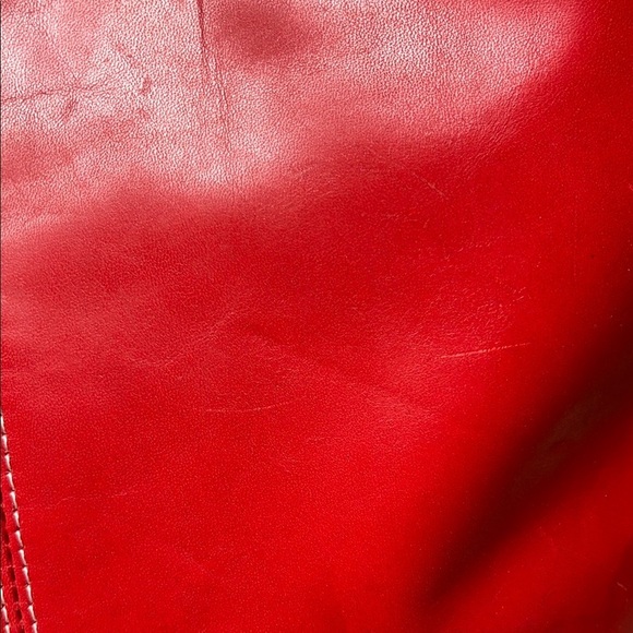 Vintage Wilson Leather Bag Red - Picture 4 of 16